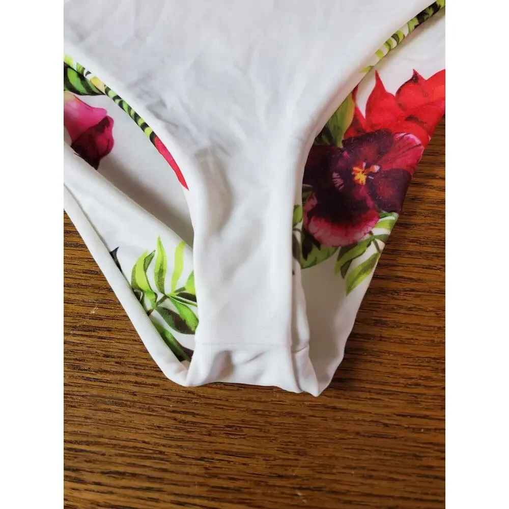 Privacy Please One Piece Swimsuit‎ Eloise Plunge Womens Large Floral REVOLVE